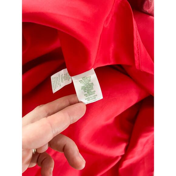 Lilly Pulitzer | NWT | Kataleya Strapless Jacquard Dress | Amaryllis Red | Sz 14 - Picture 13 of 14